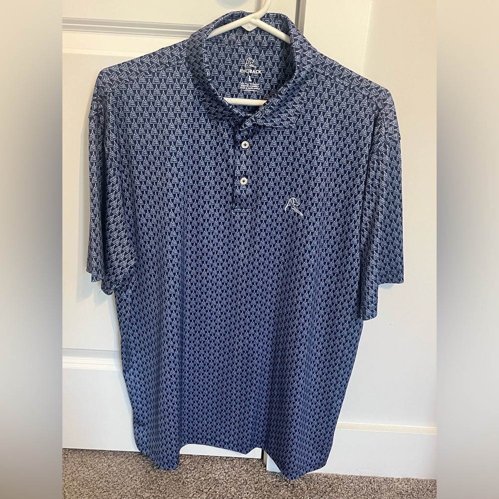 Rhoback men’s golf polo size large